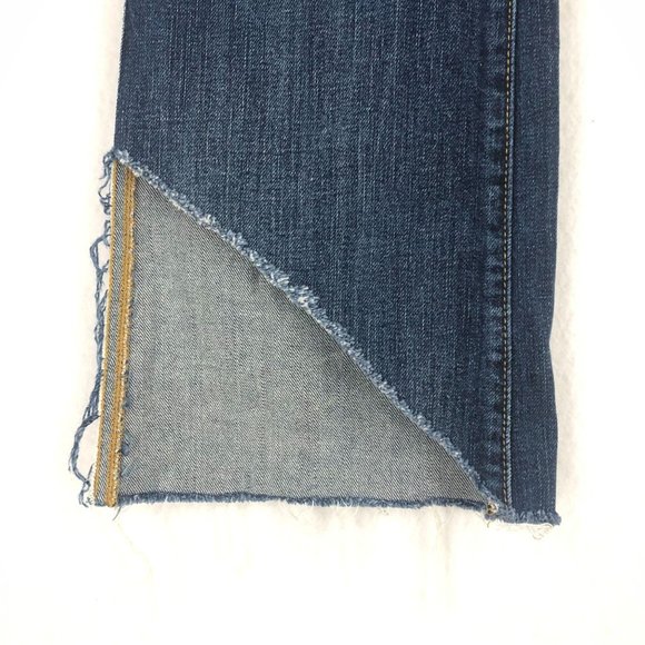 7FAMK High Waist Vintage Bootcut Blue Jeans Sz 28 - Picture 6 of 12